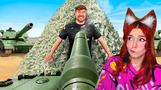 Защитишь $500,000, Получишь Их! Реакция на MrBeast (Мистер Бист)