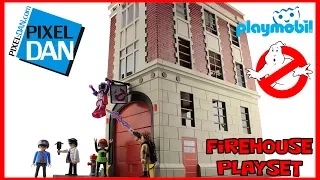 Playmobil Ghostbusters Firehouse Playset Video Review