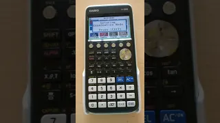 Casio fx-CG50 into examination mode