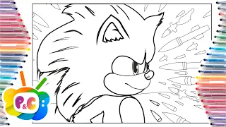 Sonic coloring page/Sonic vs Robotnik best action scenes/Cartoon - Don't Be A Stranger [NCS Release]