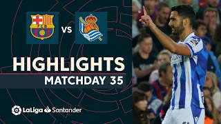 Resumen de FC Barcelona vs Real Sociedad (1-2)