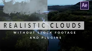 How to Create Realistic Clouds in After Effects - No Stock Footages and Plugins