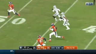 Jerry Judy Goes 92 YARDS ON LATE TOUCHDOWN Broncos Vs Raiders NFL Football Highlights Week 17 2021