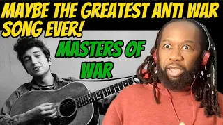 BOB DYLAN Masters of war REACTION - A powerful anti war song with the most hard hitting lyrics