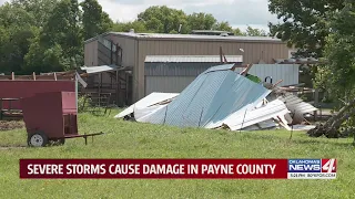 Severe storms cause damage in Payne County