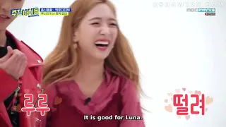 [Eng sub] Weekly idol ep 391 LUNA, MIN HYUK