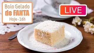 🔴 Live - Bolo Gelado de Fanta - Chef Silvia Nicolau