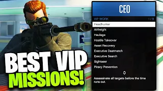 TOP 5 BEST GTA ONLINE PAID VIP WORK MISSIONS!