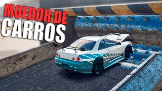 Passando no Triturador de Carro no Wreckfest com Lipão