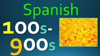 Big Numbers in Spanish: The Hundreds! 100-999 (Slow-paced lesson for beginners)