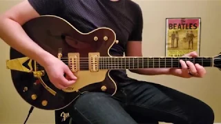 The Beatles -"She Loves You" - Lead Guitar Cover - Gretsch Country Gentleman 62