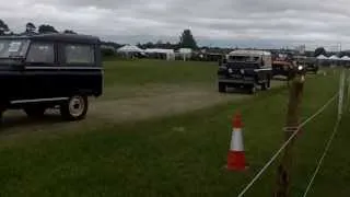 LANDROVERS DISPLAY WARTIME IN THE VALE JUNE 23RD 2013