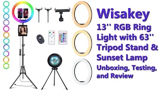 Wisakey Selfie Lamp Unboxing, Setup and Review