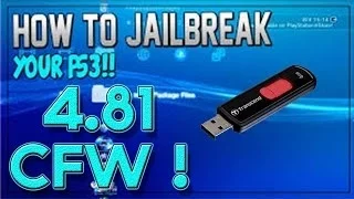 OFFICIAL JAILBREAK PS3 100% WORKING 4.81 4.80 OFW TO CFW USB TUTORIAL EASY!! STEP BY STEP!!!!