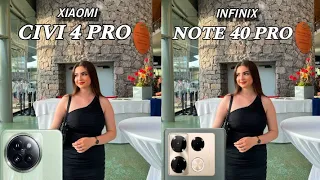 XIAOMI Civi 4 Pro Vs INFINIX Note 40 Pro | Daylight Photos Camera Test Comparison