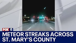 Meteor fireball caught on video streaking across sky in St. Mary’s County | FOX 5 DC