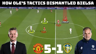 Tactical Analysis : Manchester United 5 - 1 Leeds United | Solskjaer's Tactics vs Bielsa |