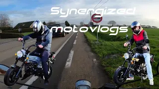 What it's like to drive a scooter in Belgium (Skyteam bluroc heritage dax 50cc) Part 3