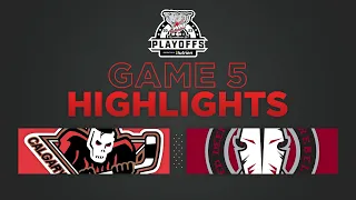 WHL Playoffs Highlights: Hitmen (5) at Rebels (6) OT - April 7, 2023
