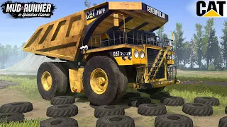 Spintires: MudRunner - CATERPILLAR 797F Mining Truck Endurance Tests Under Extreme Conditions