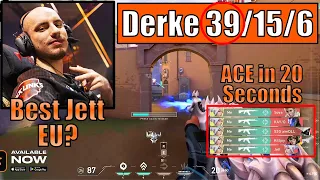 Fnatic Derke Insane Performance In Immortal 39 Kills + ACE | In Ascent | On Jett | VALORANT