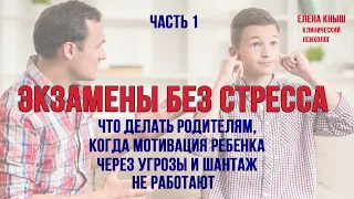 Экзамены без стресса. Что делать родителям, когда мотивация ребенка через угрозы не работает?