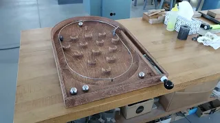 Homemade Wooden Pinball Game