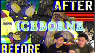 MHWorld Shots: Before and After Iceborne  [ Reaction ! ]