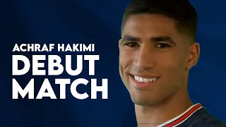 Achraf Hakimi Debut for PSG HD