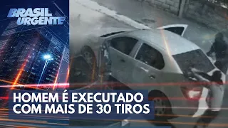 Homem é executado com mais de 30 tiros | Brasil Urgente