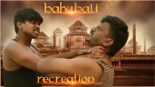 Bahubali 2 _ fight scene _ recreation