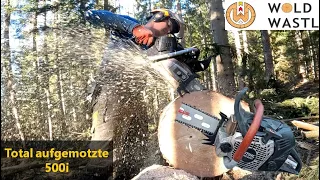 Chainsaw-Tuning Stihl 500i geported