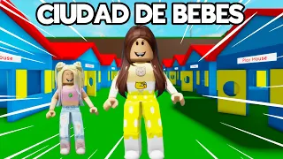 CREAMOS UNA CIUDAD SOLO PARA BEBÉS CON EL TEAM ANORMAL EN BROOKHAVEN ROBLOX !!