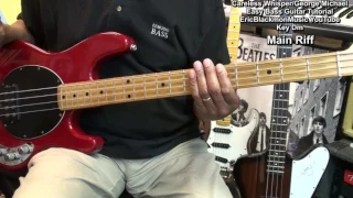 Careless Whisper Bass Guitar Lesson George Michael FunkGuitarGuru Funk