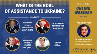 What is the Goal of Assistance to Ukraine? Online webinar.