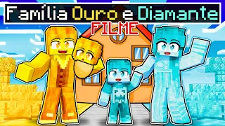 FAMÍLIA de OURO e DIAMANTE - FILME no Minecraft ◂Miika▸