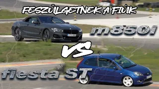 Utcára ez a TUTI! De PÁLYÁRA is? - Ford Fiesta ST vs. BMW M850i (Laptiming Ep. 247.)