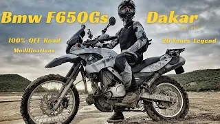 BMW F650GS Dakar / Pure Off Road Modifications / Tips / Review of a Legendary Bike.
