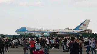 Air Force One  landing at Yokota Air Base in the middle of the Friendship Festival 2022 横田基地友好祭2022