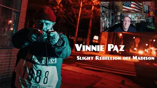 Vinnie Paz "Slight Rebellion off Madison" - Official video - Reaction with Rollen