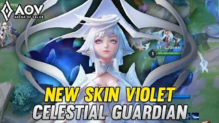 AOV : NEW SKIN VIOLET CELESTIAL GUARDIAN | EFFECT REVIEW - ARENA OF VALOR