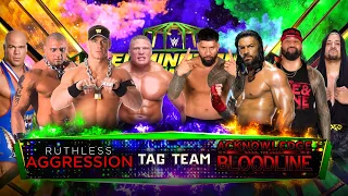 WWE 2K23 Roman Reigns & Bloodline Vs Team Ruthless Aggression