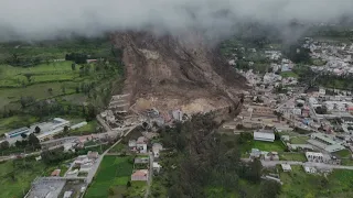 Al menos 16 muertos en un deslizamiento de tierra provocado por lluvias en el sur de Ecuador