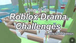 How to do Total Roblox Drama Challenges on Phone+iPad 🤳 | arobloxdrama 🫶