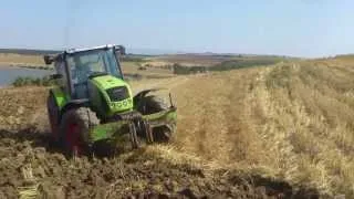 Claas Celtis RC 456 on ploughing 2013
