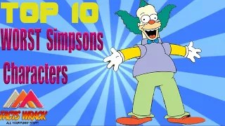 Top 10 Worst Simpsons Characters - [Facts Wrack]