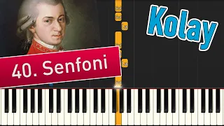 Mozart - 40. Senfoni - Kolay Piyano Nasıl Çalınır