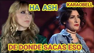 Ha Ash - De donde sacas eso karaoke KB