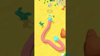 colorful snake eating fruit 🐍🐍#wormszone#gaming #rắnsănmồi#snakes #slithersnake#games #snake #shorts