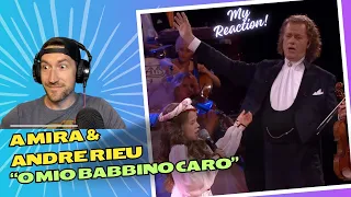 Girls Got Pipes! "O Mio Babbino Caro" by Andre Rieu & Amira - My Reaction! #reaction #viral #music